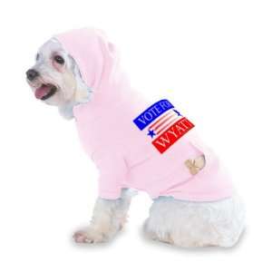  VOTE FOR WYATT Hooded (Hoody) T Shirt with pocket for your 