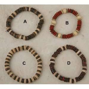  Wooden Stretch Bracelet Jewelry