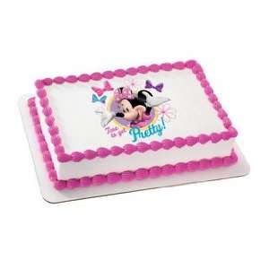  Minnie Mouse   Minnie Pretty Edible Cake Topper / 1 Image 