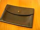 Authentic Hermes RIO Clutch Black leather gold Soft