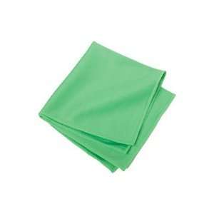  Medline MicroMax Microfiber light green glass towel of size 12 X 