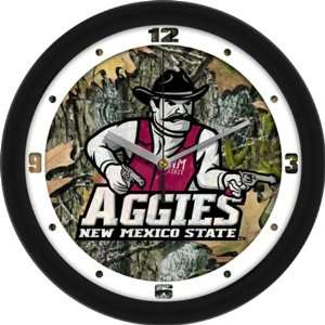  New Mexico State Aggies Glass Wall Clock Sports 