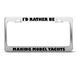   Making Model Yachts Metal license plate frame Tag Holder Automotive