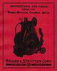FH Briggs & Stratton Gas Engine Owners & Parts Manual Book Model FH 