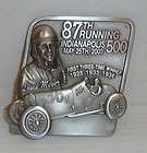 2003 Indianapolis 500 Belt Buckle Limited Edition 33 of 500 Pewter Gil 
