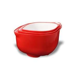  Pedrini 3 Piece Melamine Mixing Bowl Set: Kitchen & Dining