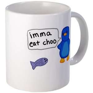  Imma Eat Choo Penguin Cute Mug by  Kitchen 