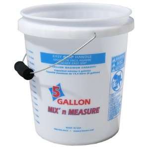   Leaders 56511 350001 5 Gallon Mixn Measure Pail With Foam Grip Handle