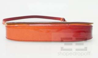   Dior Red & Orange Ombre Patent Leather Malice Shoulder Bag  