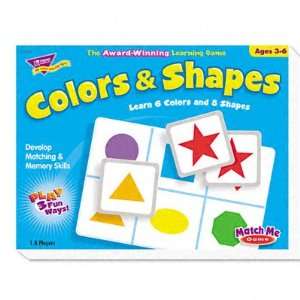   Trend Colors and Shapes Match Me Game, Ages 3 6