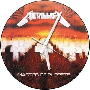 Metallica master of puppets clock