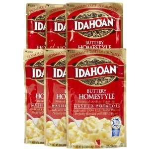 Idahoan Buttery Homestyle Mashed Potatoes, 4 oz, 6 ct (Quantity of 3)