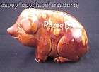 Antique Razor Back Rockingham Glaze Pig Piggy Bank