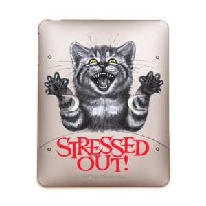  iPad 5 in 1 Case Metal Bronze Stressed Out Cat Everything 