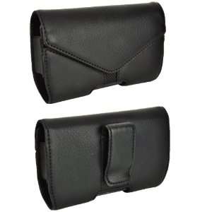  iPhone 4 4S Leather Side Pouch Holster Case OEM Verizon 