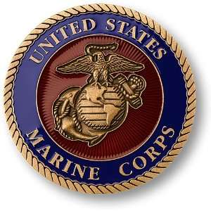  Marine Corps Adhesive Medallion 1 3/4 