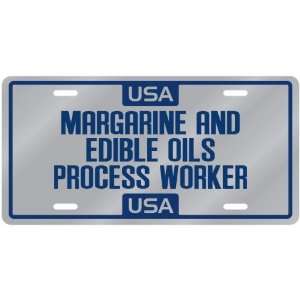 New  Usa Margarine And Edible Oils Process Worker  License Plate 