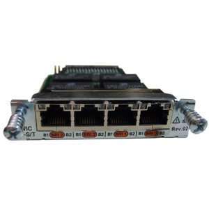 : Cisco 4 Port ISDN BRI S/T High Speed WAN Interface Card. 4PORT ISDN 