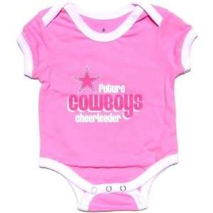  NEWBORN Baby Infant Dallas Cowboys Pink Girl Future Cheer 