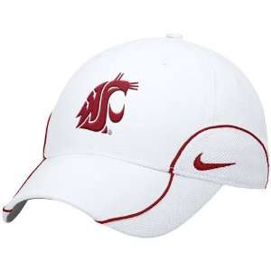 Nike Washington State Cougars White 2009 Preseason Swoosh Flex Hat 