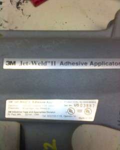 3m Jet Weld II adhesive applicator gun. cost $750 new  