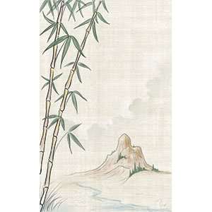 Cover Insert 8 1/2 x 14 Menu Paper Asian Themed Bamboo Design   100 