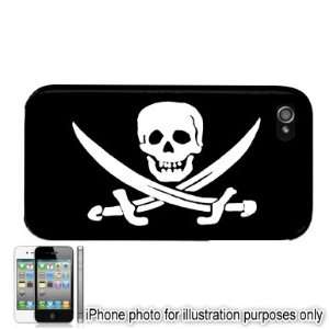  Pirate Calico Jack Flag Apple iPhone 4 4S Case Cover Black 