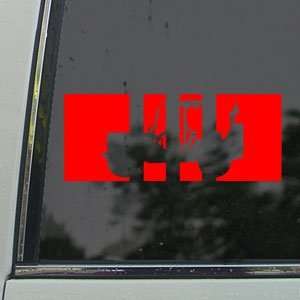  Vietnam Service Ribbon M151 Mutt Jeep M60 Red Decal Red 