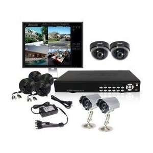  ZMODO 4 CH CCTV Surveillance Security DVR Camera System 