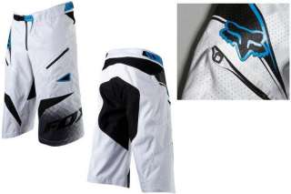 2012 Fox Demo White/Blue Baggy Cycling bike Shorts all sizes  
