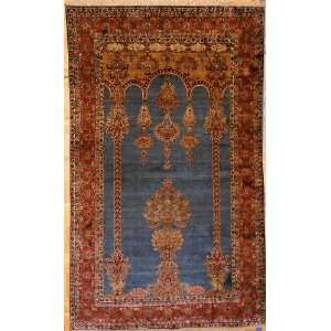  4x7 Hand Knotted Isfahan Persian Rug   43x70