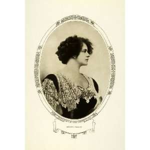  1908 Print Canadian Singer Vaudeville Stage Actress Eva 