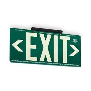  JESSUP MANUFACTURING 7080 B Exit Sign,8 5/8 x 15 7/8In,WHT 