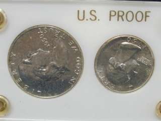 1950 Proof 5pc Coin Set In Plastic Holder   GREAT  