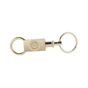    Iowa State   Two Sectional Key Ring   Gold