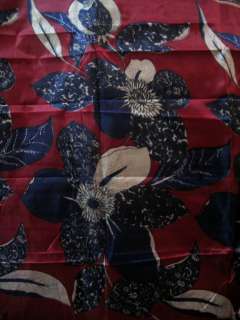 Khaki Maroon Paper Silk Sari Saree Fabric India  