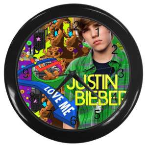 New Justin Bieber Green Wall Clock Watch Decor Home  