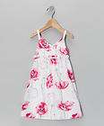 NWT Girls Size 2T Penelope Mack White Floral Dress