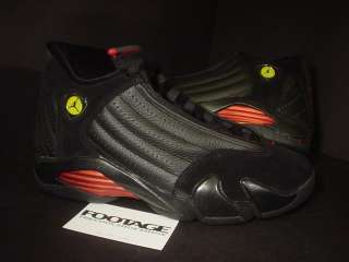 2005 Nike Air Jordan XIV 14 Retro LAST SHOT PLAYOFF BLACK RED SILVER 