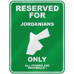  RESERVED FOR  JORDANIAN ONLY  PARKING SIGN COUNTRY 