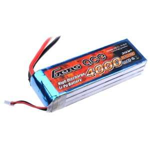    Gens ace 4000mah 3S1P 11.1V 25C Lipo battery pack Toys & Games