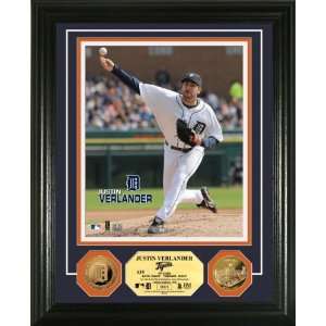 Justin Verlander 24KT Gold Coin Photo Mint   MLB Photomints and Coins