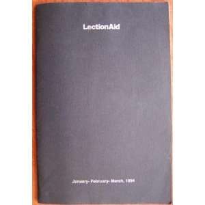  LectionAid Volume 2 Number 1 January, February, March 