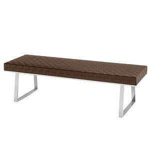  Nuevo Living   Karlee Bench   Brown Leather