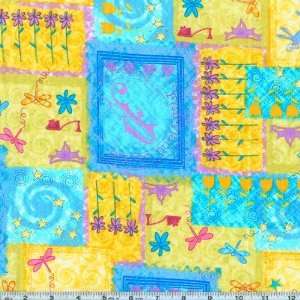  45 Wide Fairy Princess Fairyland Port Blue Fabric By The 