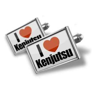  Cufflinks I Love Kenjutsu   Hand Made Cuff Links A MAN 