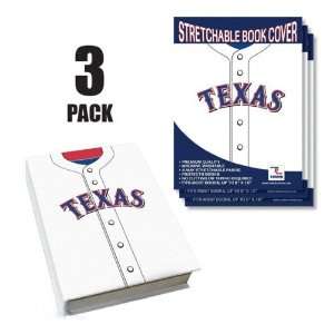    Texas Rangers Stretch Book Covers (3 Pack)