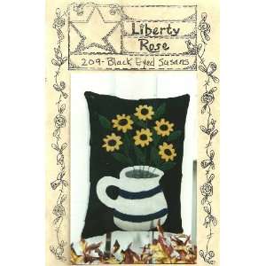  Black Eyed Susans Pillow Pattern By Liberty Rose 