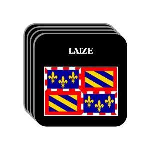  Bourgogne (Burgundy)   LAIZE Set of 4 Mini Mousepad 