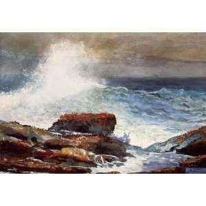  Hand Made Oil Reproduction   Winslow Homer   24 x 16 